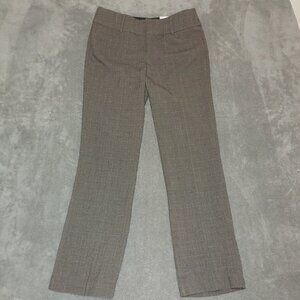 Nine West Size 8 NWT Mid-Rise Bootcut Brown/Gray Dress Slacks Trousers